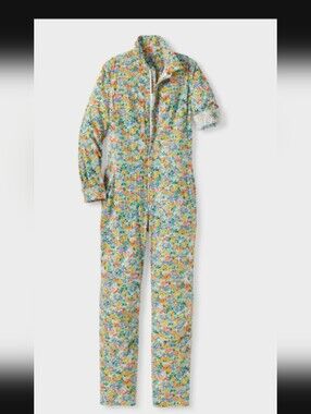 Duluth Trading Co Women's Heirloom Gardening Coveralls in Floral Multicolor